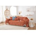 thumbnail image 3 of Namzi-b Couch Cover Chenille Sofa Covers Boho Tassel Sofa Towel Cover for Living Room Sofa Easy Fit Washable Furniture Sofa Protector 70.87*51.18inch (Orange), 3 of 5