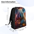 thumbnail image 4 of Disketp Forest Koala Mochila Unisex de Apertura Lateral Completa, Mochila para Laptop para Escuela, Trabajo y Viajes, 4 of 8
