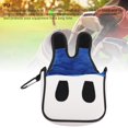 thumbnail image 3 of Funny PU Soft Lining Putter Headcover Anti Collision Dust Proof Club Protective Head Cover for Square Club, 3 of 7