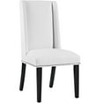 thumbnail image 4 of Modway Baron 20.5" Solid Rubberwood and Polyester Fabric Dining Chair in Granite, 4 of 8