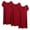Wine, variant on Timegard Sleep Dress for Women 3pc Pajamas Scoop Neck Short Sleeve Loose Comfy Mid Long Home Dress