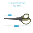 thumbnail image 5 of LIVINGO Titanium All Purpose Scissors, 8 Inch, Green & Gray, 2 Count, 2 Pack, 5 of 7