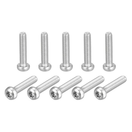 

M3x14mm Torx Security Machine Screws 10 Pack 316 Stainless Steel Pan Head Tamper Proof Screw Fasteners Bolts