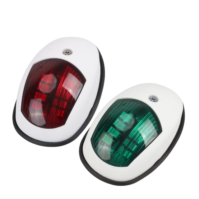 LED Navigation Light 10V-30V Signal Warning Waterproof Lamp Starboard Port Side Light For Marine Yacht Truck Trailer Van ,High Bright