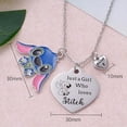 thumbnail image 3 of Collar de Stitch para niñas: joyería de cumpleaños de Lilo y Stitch para niñas de 8 años, hijas, nietas, hermanas y amigas. Cosas lindas de Stitch para niños., 3 of 5