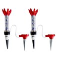 thumbnail image 1 of 80mm Plastic Step Down Golf Ball Tee Holder Low Friction and Resistance 2PCS Unbreakable Golf Tee Golf Training Practice Tees Red, 1 of 6
