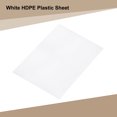 thumbnail image 3 of Uxcell HDPE Plastic Sheet 1/8" Thick, 20" x 24" High Density Polyethylene Blocks, White, 3 of 5