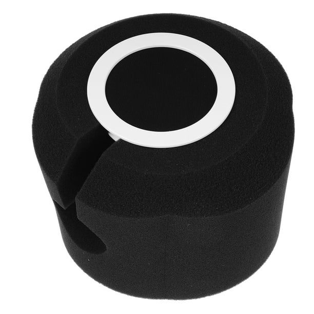 FELTECHELECTR Filtro antiviento para micrófono, filtro de esponja para micrófono de grabación, filtro acústico para estudios de grabación con reducción de ruido.