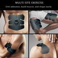 thumbnail image 2 of EMS Abdominal Muscle Trainer,Cinturón de tonificación abdominal tóner, estimulador ABS portátil, equipo de entrenamiento muscular para perder peso, con 10 modos, 20 de fuerza, para abdomen, cintura, p EOTVIA NO, 2 of 6