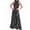 Black, variant on Dressy Jumpsuits for Women Evening Party Wedding Guest Plus Size Sleeveless Rompers Wide Leg Long Pants Yellow L