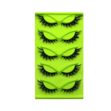 RAGUPEL 2026 New 5Pairs Lashes Wispy Fashion Trends Eyelash Clusters Fresh Eye Modification Cluster Eyelash Extensions Style 1 for Makeup Photoshoots Daily Wear Parties
