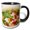 Black/White, variant on 3drose, Homemade Salad, Cuisine - Na06 Rti0000 - Rob Tilley, 11oz Two-tone Yellow Mug