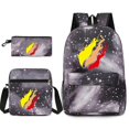 thumbnail image 1 of Leisure Prestonplayz Student Schoolbag Backpack Small Shoulder Bag Pen Bag Three-piece Set, 1 of 1
