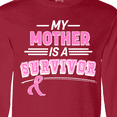 thumbnail image 4 of Inktastic My Mother is a Survivor Breast Cancer Awareness Long Sleeve T-Shirt, 4 of 5