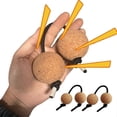 thumbnail image 5 of Shaker 2 Pairs Cork Kashaka Shaker Asalato Ball Inst ent Percussion Inst ent Classical African B, 5 of 5