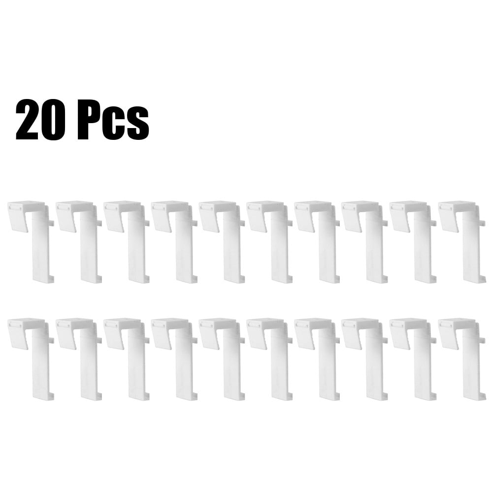 2 20x Double Roller Blind Clamp Carrier Without Drilling Sash Door