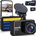 thumbnail image 1 of Cámara frontal Dash Cam DELLFY 4K Ultra HD+cámaras traseras 2K, 1 of 8