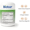 thumbnail image 2 of Biobor Omega 3 Gummies, Algal Oil DHA Gummies for Brain Eyes & Immunity Support, Lemon Orange, 2 of 7