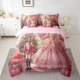 thumbnail image 3 of Manfei Kids Royal Princess 7-Piece Twin Bedding Sets, Vintage Western Christmas Bedding Comforter Set, Cartoon Nutcracker Reversible Sheet Sets, Luxury Bedroom Decor, 3 of 8