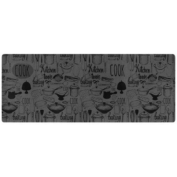 Decorx Non Slip Kitchen Mat Durable Honeycomb Texture Doormat Kitchen Tool Design Runner Carpet Set Indoor Outdoor Low Profile Mats For Entry Garage Patio High Traffic Areas 18 X47 Grey Walmart Com Walmart Com