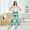 thumbnail image 6 of FORMRS Women's Pajama Pants with Pockets Soft Comfy Loungewear Sleep Bottom, Sizes S-2XL, Vibrant Cat Pattern, 6 of 8