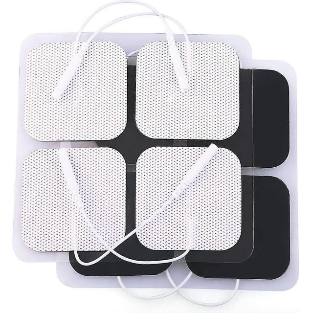 Electrode Pads, 20pcs, 2x2, Unit Replacement Pads For Electrotherapy, Ems Muscle Stimulation Machine, Reusable