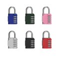 thumbnail image 1 of Set Of 6pcs Code Padlock 4 Digit Code Locks(80*44*21mm), 1 of 5