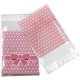 thumbnail image 1 of Bolsas de dulces de 8x10cm + 2,8 cm, 300 Uds., diseño de pajarita rosa con autoadhesivo para joyería de dulces, 1 of 5