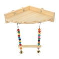 thumbnail image 1 of Shisuyan Triangular Platform Swing Toy Iron Wood 1Pcs 7.7X7.1X7.1In, 1 of 9