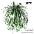 thumbnail image 2 of SunnyDee Artificial Spider Plant, Silk Faux Chlorophytum Comosum Fake Spider Hanging Plant Decor for Outdoor Indoor Home Garden Office Decoration, 2 of 7