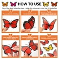 thumbnail image 5 of Ayieyill 40 Pcs Monarch Butterfly Cinco de Mayo Decorations Orange Butterflies for Crafts Premium Fake Butterflies Dia De Los Muertos Decor Wall Decor for Room, Wedding, Party  (4.72''L x 3.1'' H), 5 of 9