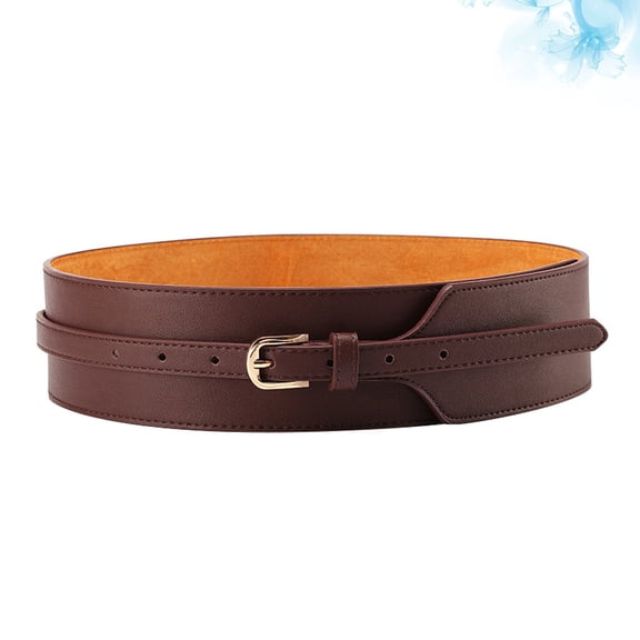 Masteelf Women's Waist Belt for Jeans - Stylish Ladies Coffee Color Belt for Clothes