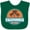 Green, variant on Inktastic Santa Barbara California Boys or Girls Baby Bib