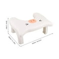 thumbnail image 2 of Minkissy Potty Stool Rectangular Toilet Stool With ABS Material For Home Use 1Set, 2 of 8