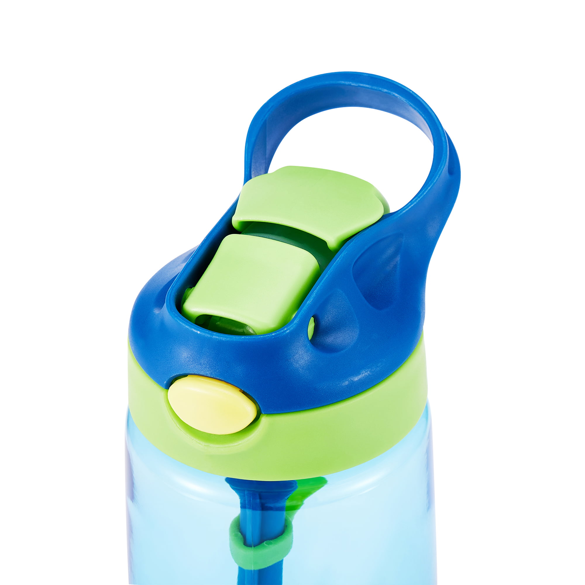 Baby Kids Bottles 500 ML Outdoor Hot Juice Straw Water Bottle Cups Straw  Leak-Proof Plastic Cup