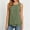 Green, variant on CYMMPU Women's Double Layer Chiffon Sleeveless Tank Top, Round Neck Flowy Curved Hem Layering Vest Gray XXL