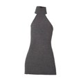thumbnail image 1 of Vestido elástico para niña a escala 1/12, mini muñeca, vestido informal en miniatura para muñeca femenina de 6'', accesorios para el cuerpo de gris, 1 of 8
