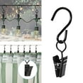 thumbnail image 2 of 50Pcs/set Multipurpose Light Hangers Metal Clips for Curtains Camping Picture Party String Lights Curtain Hangers Clip, 2 of 14