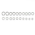 thumbnail image 3 of Bgsha Ensemble de 100 Pcs de Bagues de Retenue de Circlip Externes en Acier Inoxydable 304, Assortiment 8-18 mm, 3 of 10