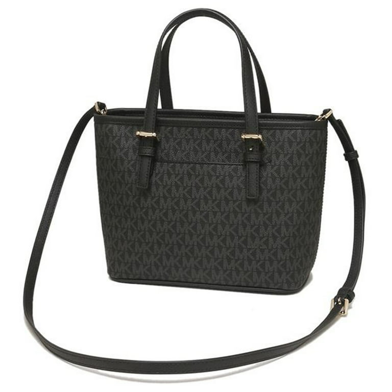バッグ MICHAEL  KORS Michael Kors Jet Set Travel Handbag, XS Signature Top Zip