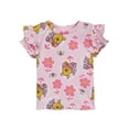 thumbnail image 2 of Character Baby Girls Rib Short Sleeve Top & Leggings Set, 2-Pice, Sizes 0/3 Months-24 Months, 2 of 5