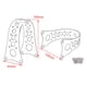 thumbnail image 3 of Soporte de horquilla Fender Tracker Yotijar Negro brillante, 3 of 3