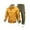 002 Yellow, variant on Men's Casual Jacket Work Pants Set Fashionable Thin Jacket Long Pants Set Casual Athletic Tracksuit 2 Piece