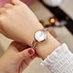 thumbnail image 3 of Reloj Cuarzo Vestir Acero Inoxidable Con Diamantes Imitación Lujo Superior para Mujer (dorado), 3 of 6