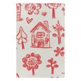 thumbnail image 5 of Childish Drawing Houses Curtains Black Out 72 Inch Length Curtains for Sliding Glass Doors Bedroom Living Room 2 Pack, 5 of 6