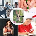 thumbnail image 5 of 9.2x6.7 inch Leather Notebook 100 Sheets, Multi-Pocket Design & Pen Loop Cute Bunny with Big Eyes Refillable Journal Organizer, 5 of 6