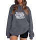 thumbnail image 1 of Gibobby Sudaderas para Mujer Sudadera de Cuello Redondo Sudadera de algodón para Mujer Sudadera Ligera(Gris,CH), 1 of 3