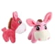 thumbnail image 4 of Stuffed Animal Pendant 2Pcs Vivid Donkey Keychains Bag Ornaments Plush Toys Perfect For Kids, 4 of 5