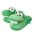 thumbnail image 2 of Pantuflas de peluche con zapatos de algodón de dinosaurio de parodia de baile de boca abierta Wmkox8yii hj789, 2 of 9