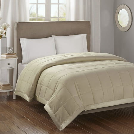UPC 675716737887 product image for Home Essence Parkman Taupe Oversized Down Alternative Blanket with Satin Trim  T | upcitemdb.com